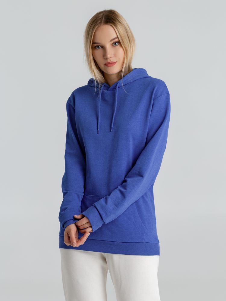 Толстовка с капюшоном унисекс Hoodie, ярко-синий меланж / Миниатюра WWW (1000)