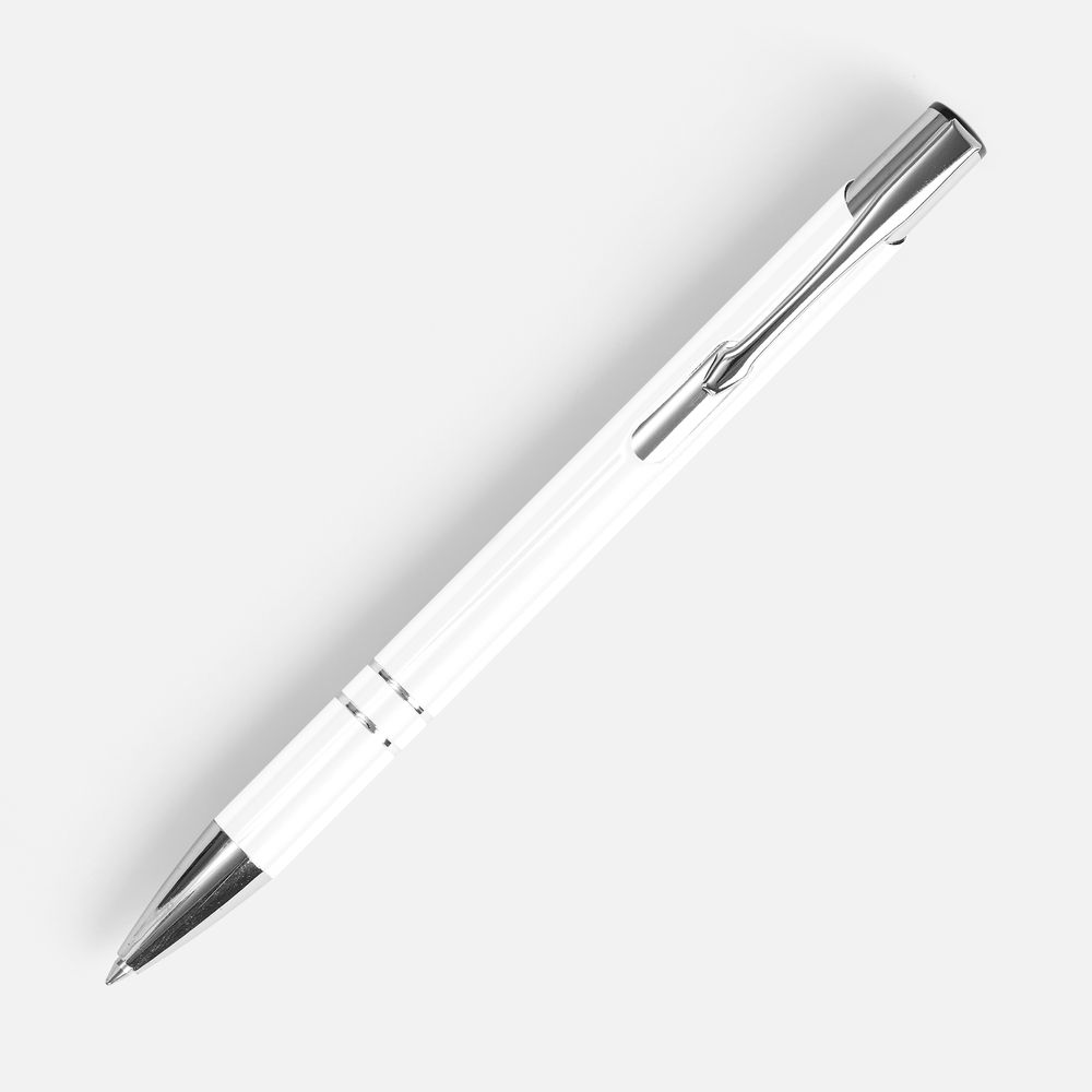 Ручка шариковая Keskus, белая / Миниатюра WWW (1000)