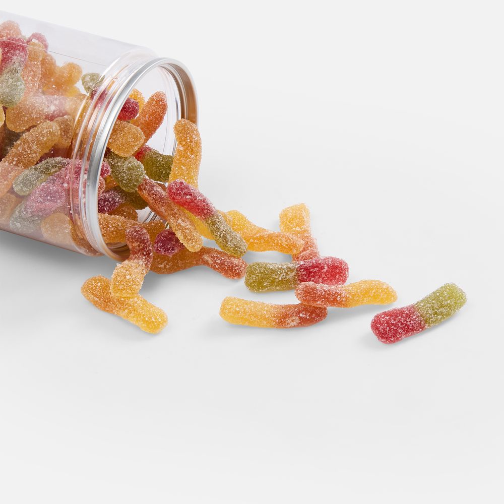 Мармелад жевательный Jelly Sweets, змейки в кислой посыпке / Миниатюра WWW (1000)