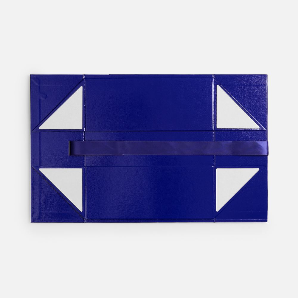 Коробка складная Rusetti, M, синяя / Миниатюра WWW (1000)