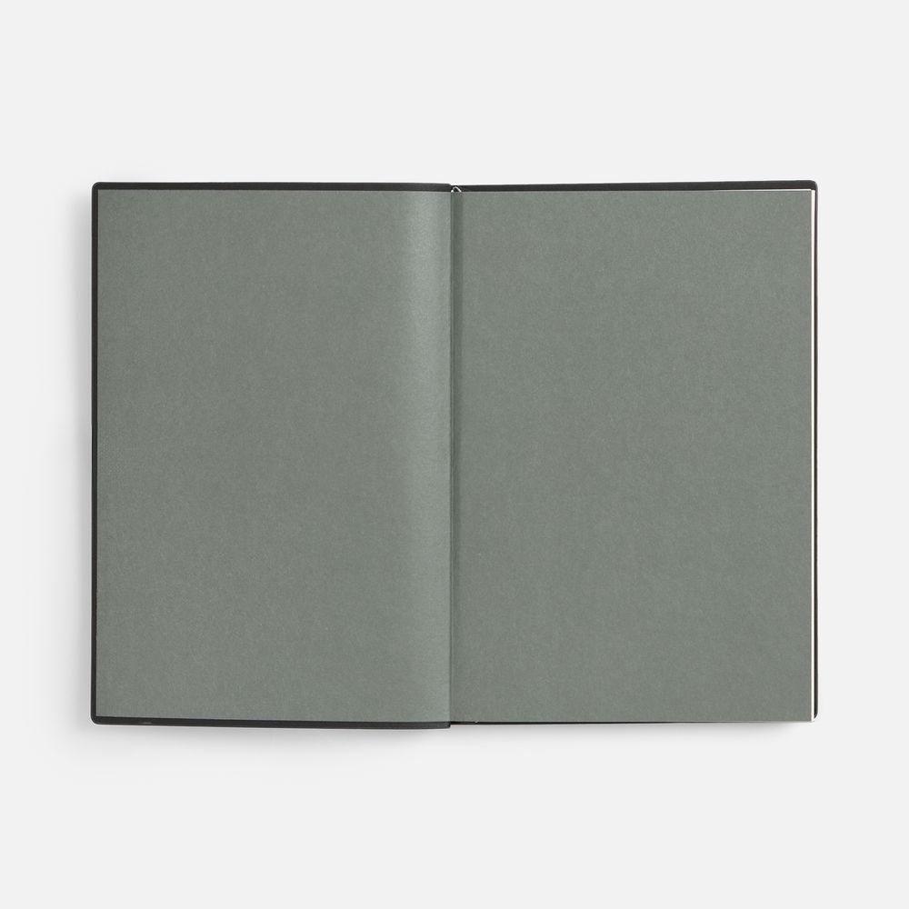Ежедневник-органайзер Twill, недатированный, черный / Миниатюра WWW (1000)