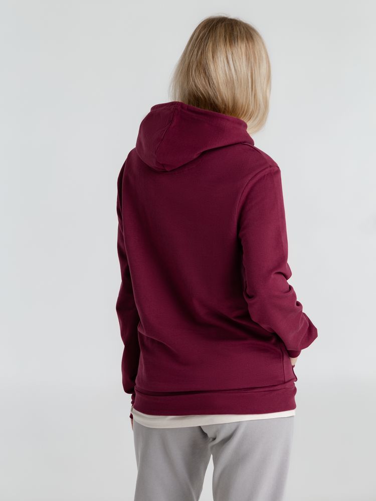 Толстовка с капюшоном унисекс Hoodie, бордовая / Миниатюра WWW (1000)