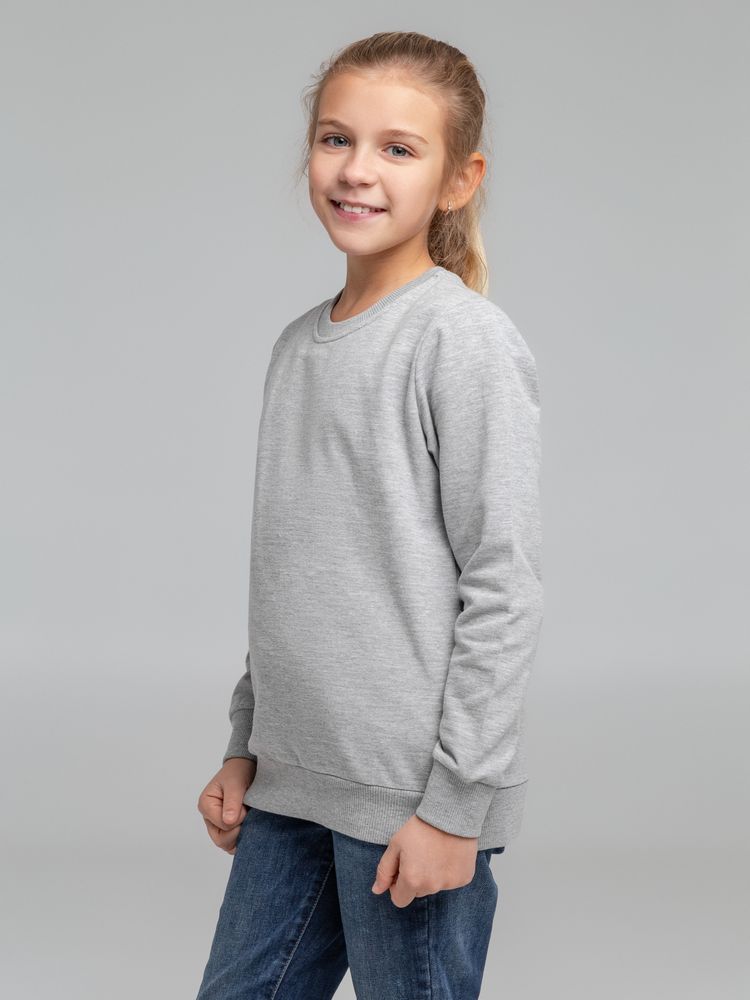Свитшот детский Toima Kids, серый меланж / Миниатюра WWW (1000)
