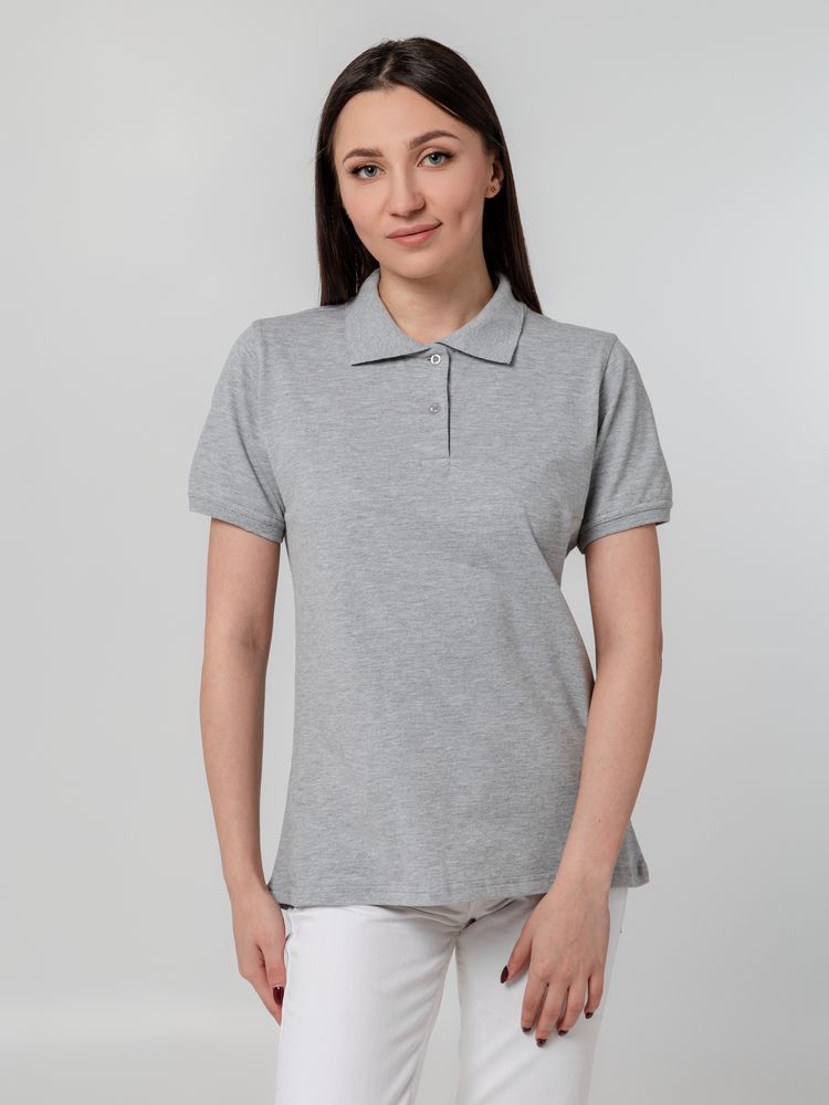 Рубашка поло женская Virma Stretch Lady, серый меланж / Миниатюра WWW (1000)