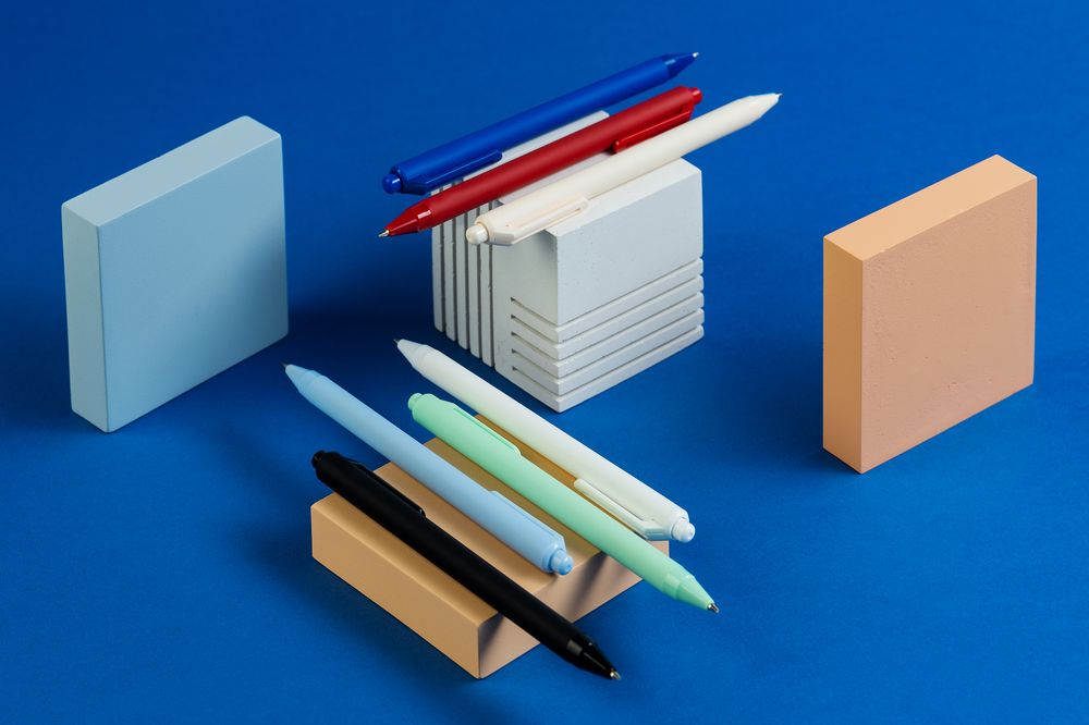 Ручка шариковая Cursive Soft Touch, красная / Миниатюра WWW (1000)