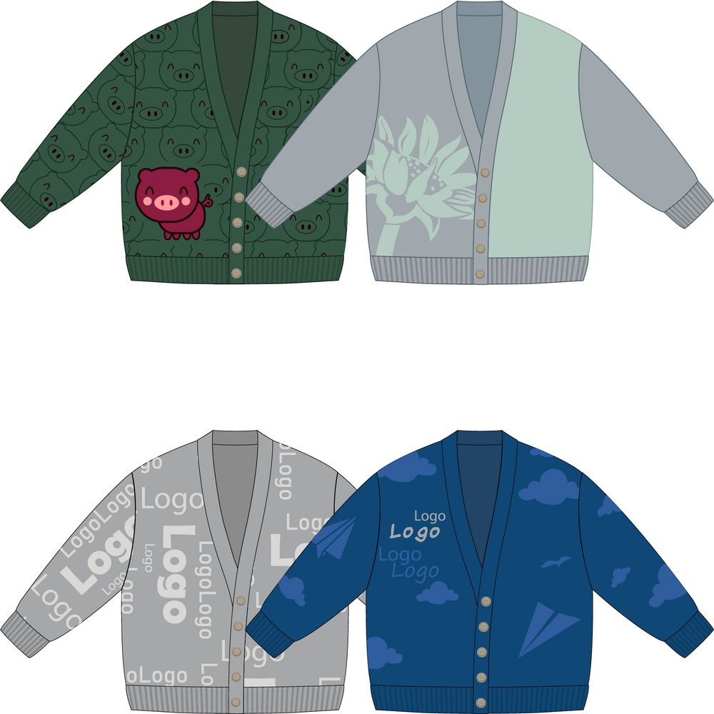 Кардиган Cozy Knit на заказ, акрил / Миниатюра WWW (1000)