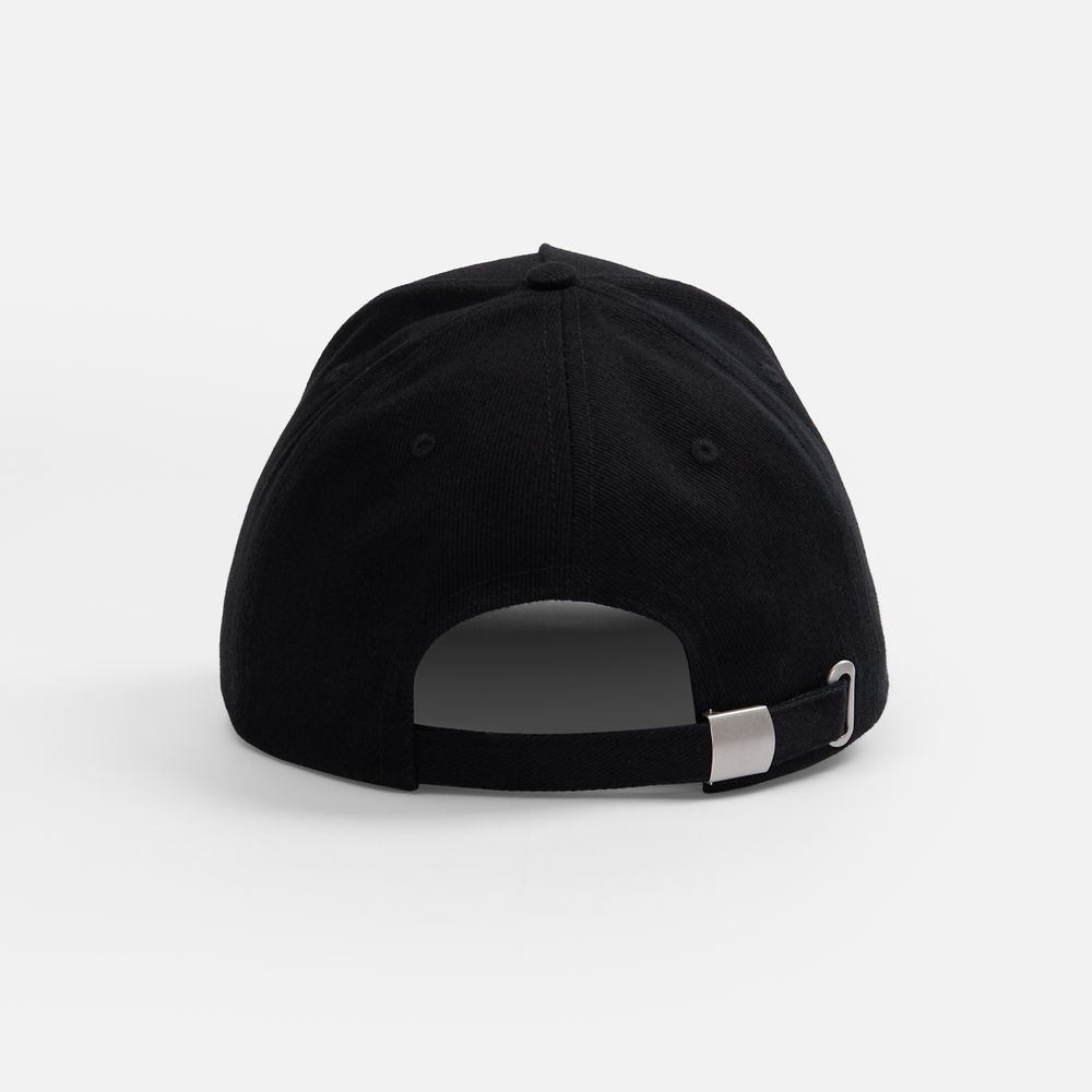 Бейсболка Classic 2.0, черная с красным кантом / Миниатюра WWW (1000)