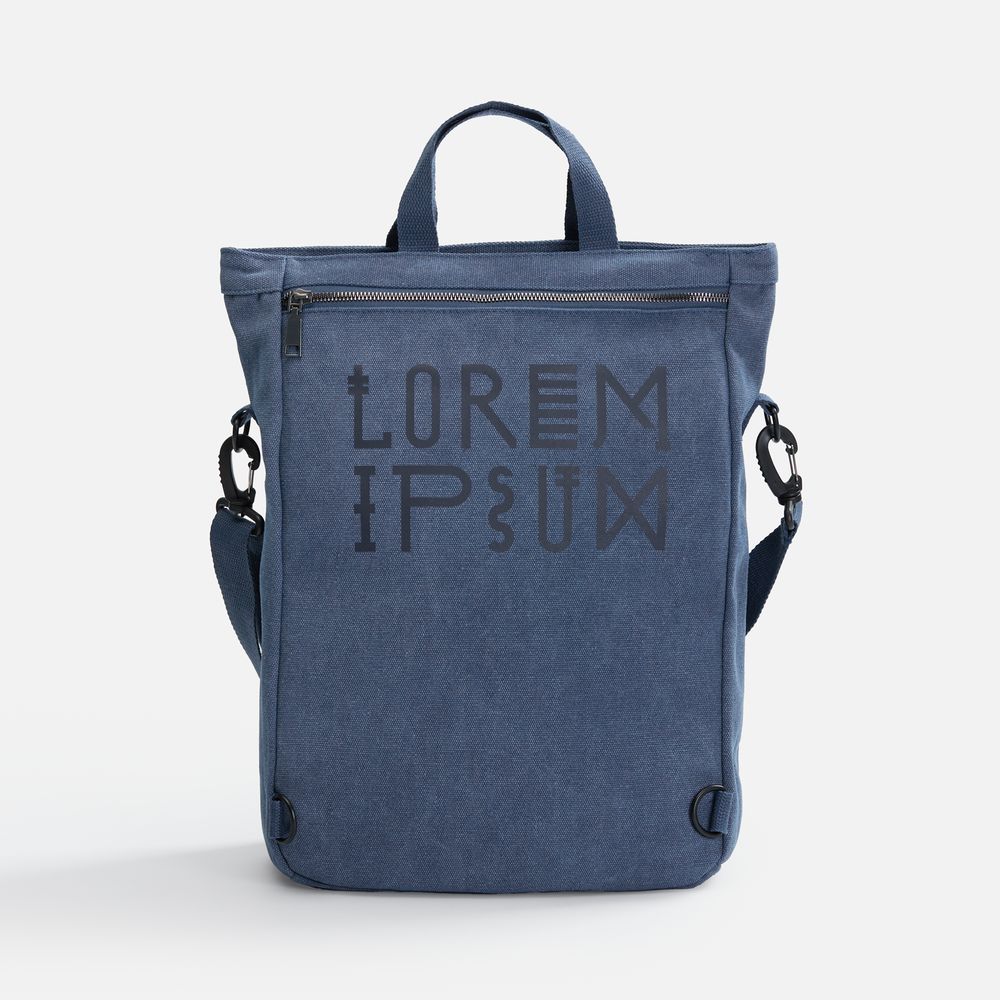 Рюкзак-шопер Casual ver.2, синий / Миниатюра нанесения (1000)