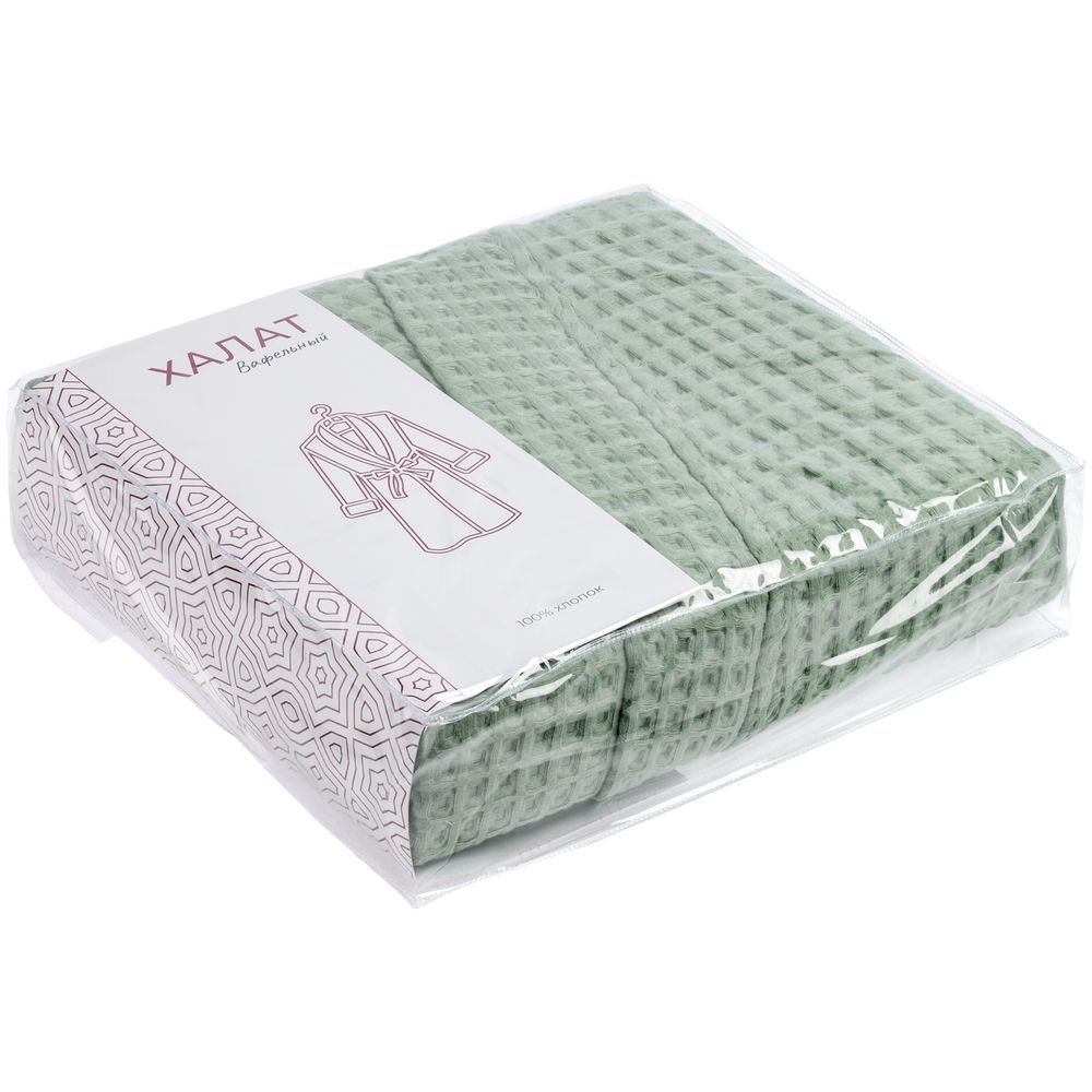 Халат вафельный женский Boho Kimono, зеленая мята / Миниатюра WWW (1000)