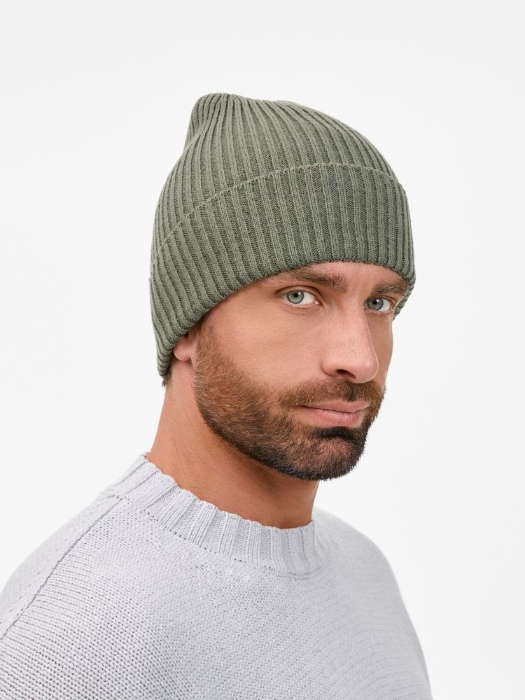 Шапка Catch Match без помпона, зеленая (полынь) / Миниатюра WWW (1000)