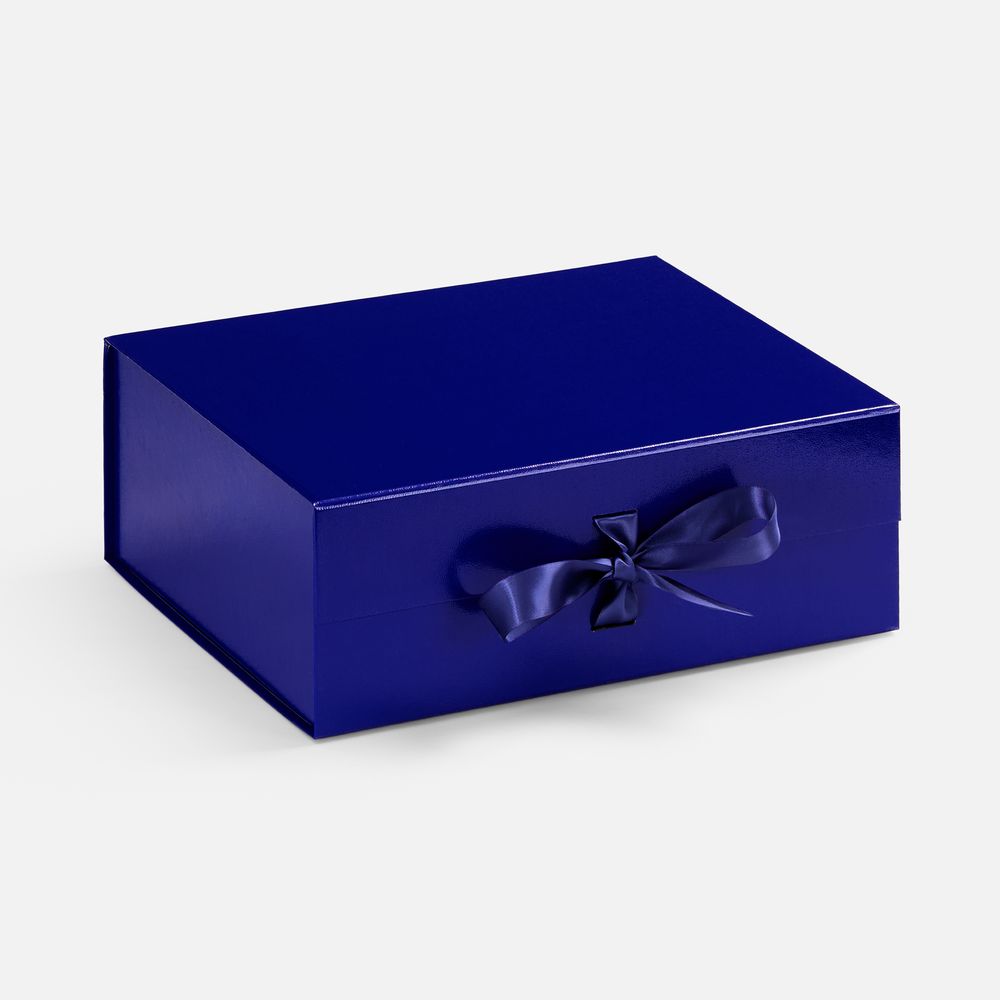 Коробка складная Rusetti, L, синяя / Миниатюра WWW (1000)