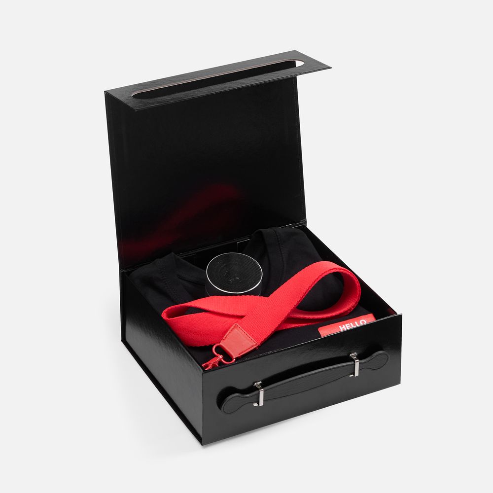 Коробка складная Holdfold, S, черная / Миниатюра WWW (1000)