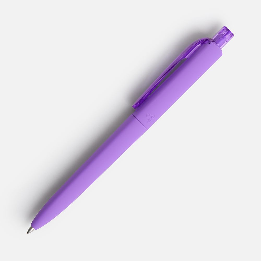 Ручка шариковая Prodir DS8 PRR-T Soft Touch, фиолетовая / Миниатюра WWW (1000)