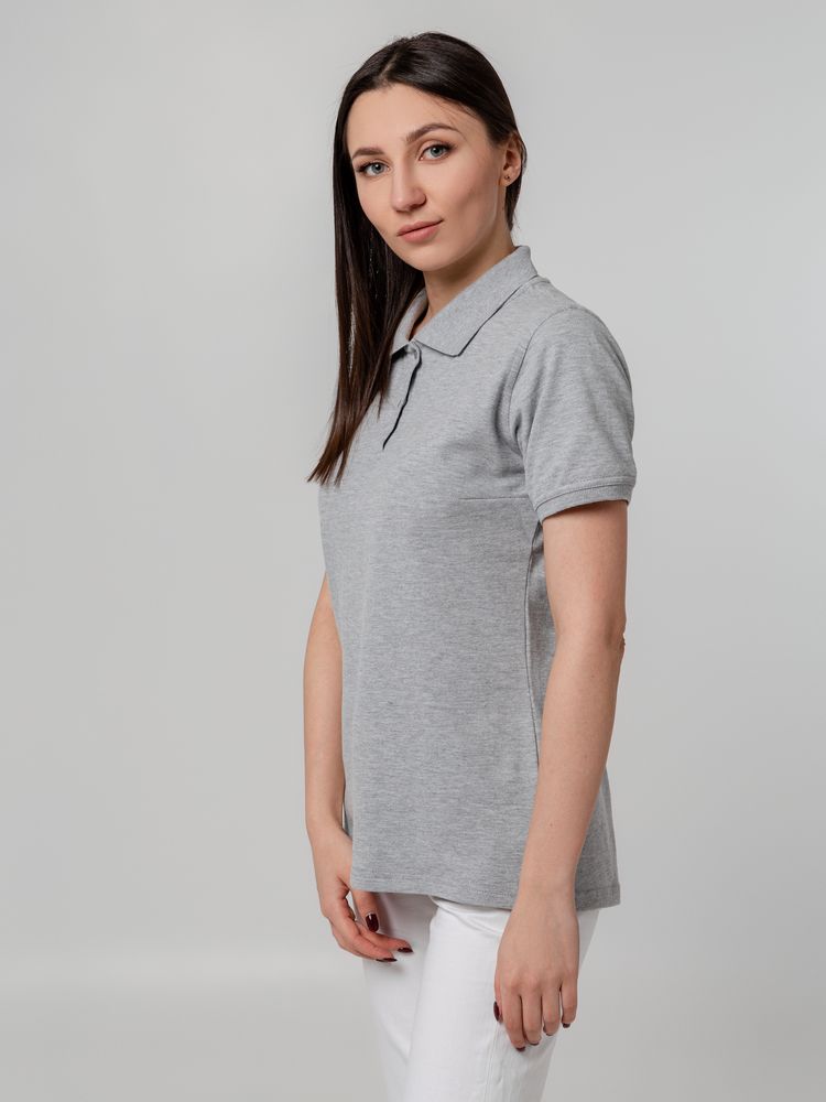 Рубашка поло женская Virma Stretch Lady, серый меланж / Миниатюра WWW (1000)