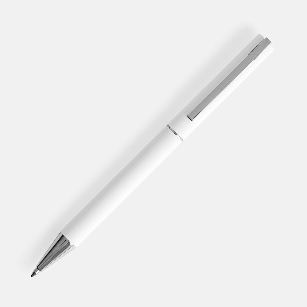 Ручка шариковая Blade Soft Touch, белая / Миниатюра WWW (1000)