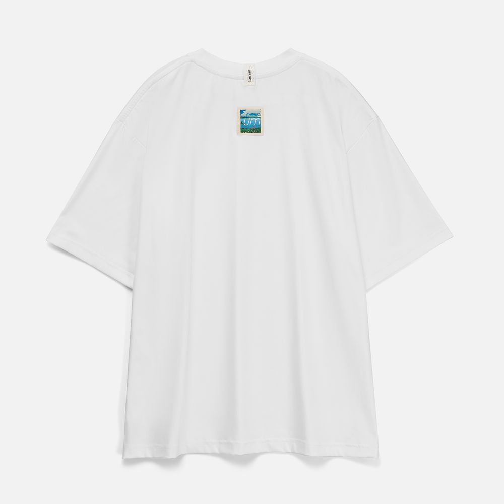 Лейбл хлопковый Doni, L, неокрашенный / Миниатюра нанесения (1000)