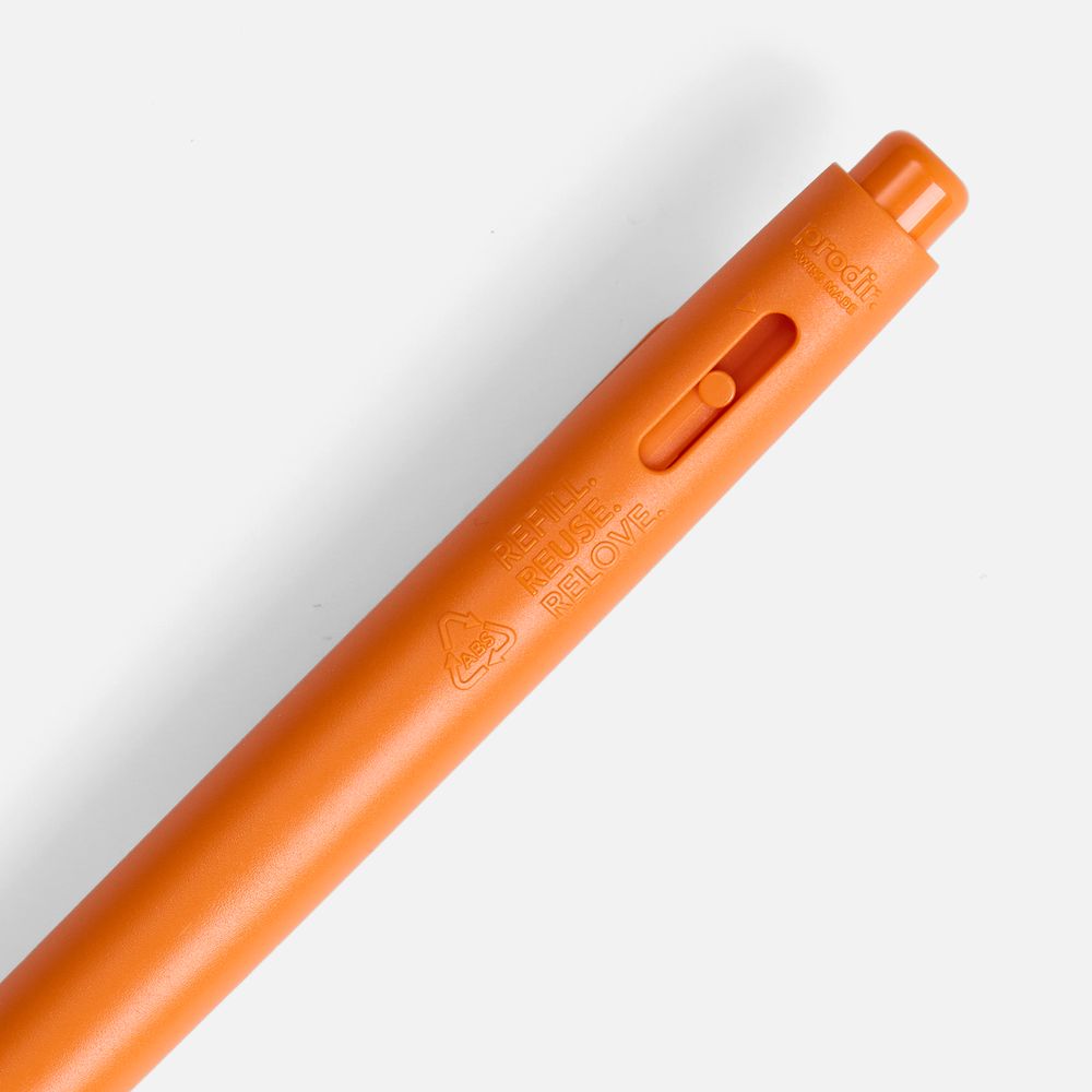 Ручка шариковая Prodir DS11 PMP, оранжевая / Миниатюра WWW (1000)