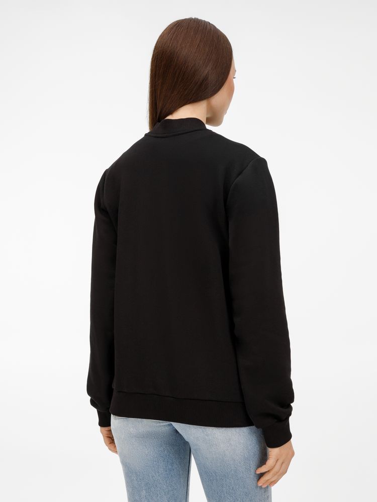 Бомбер унисекс Nuppu, черный / Миниатюра WWW (1000)