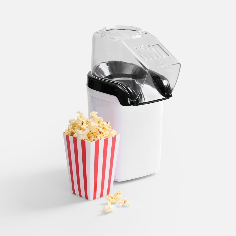 Машина для приготовления попкорна Crisp Twist, белая / Миниатюра WWW (1000)