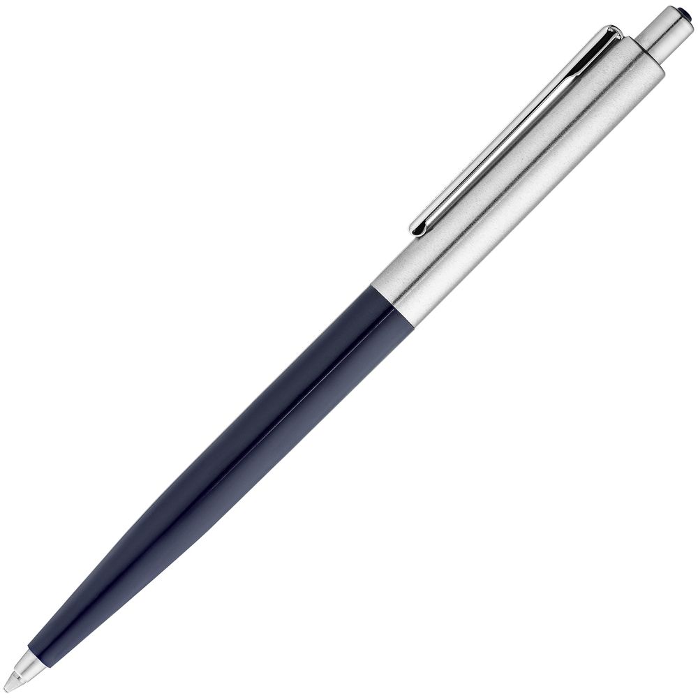 Ручка шариковая Senator Point Metal, темно-синяя / Миниатюра WWW (1000)
