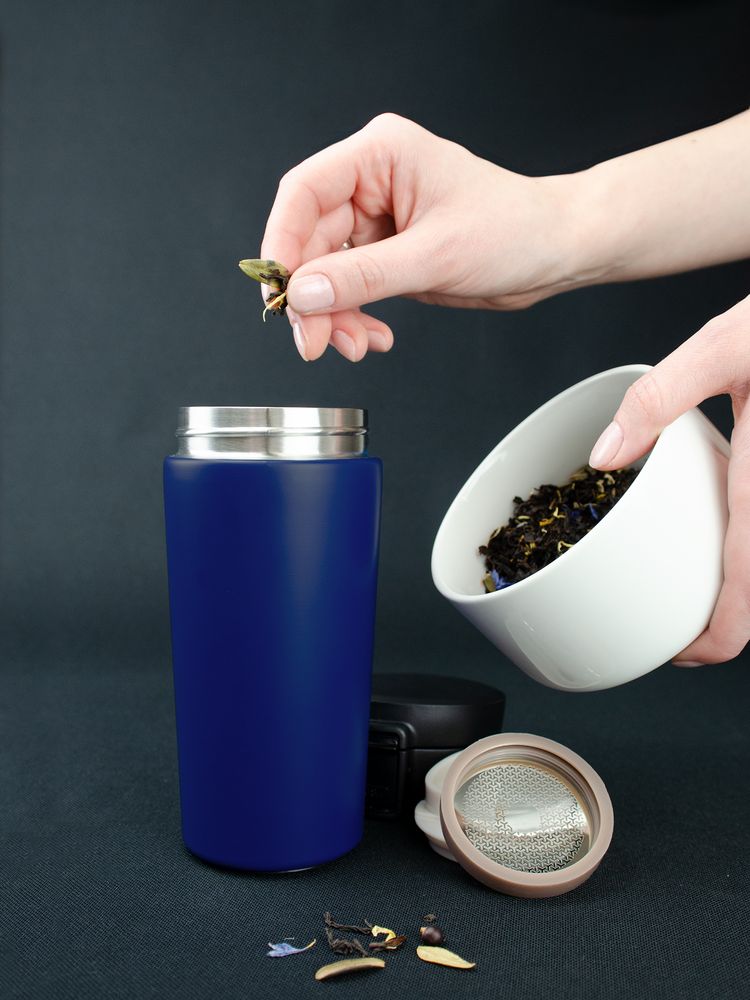 Термостакан No Leak Infuser, синий / Миниатюра WWW (1000)