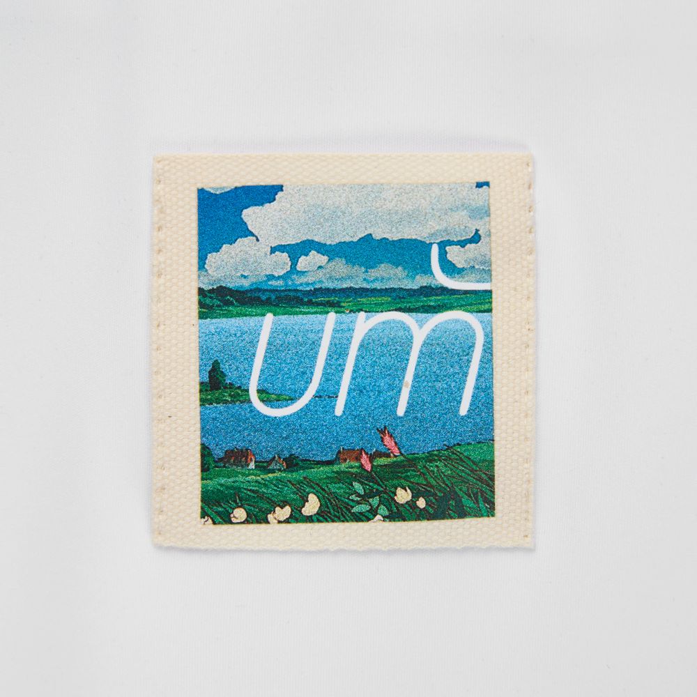 Лейбл хлопковый Doni, L, неокрашенный / Миниатюра нанесения (1000)