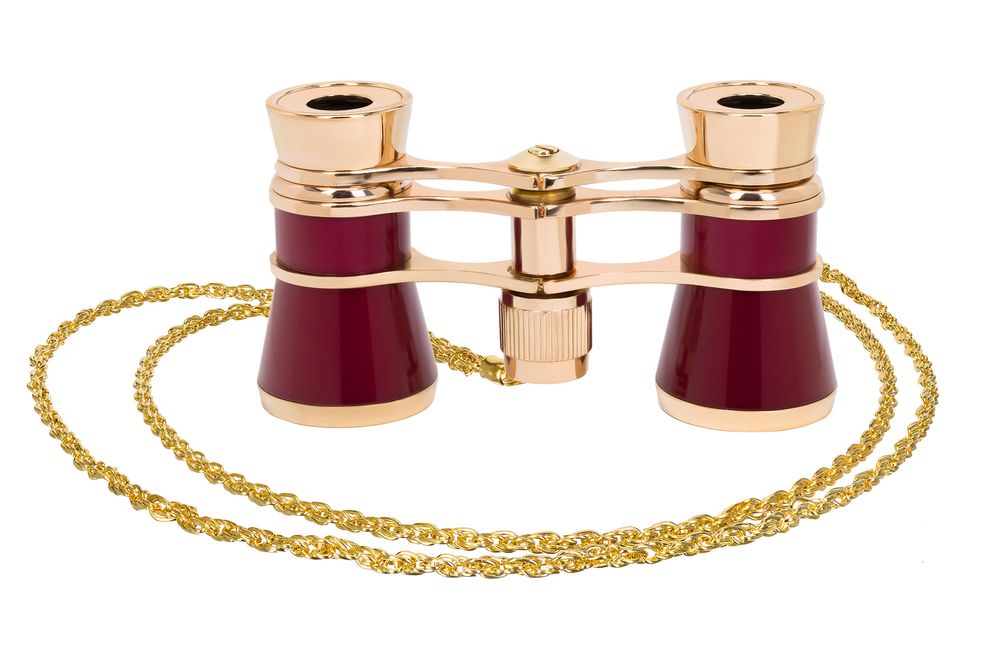 Театральный бинокль Broadway 325B, красный / Миниатюра WWW (1000)