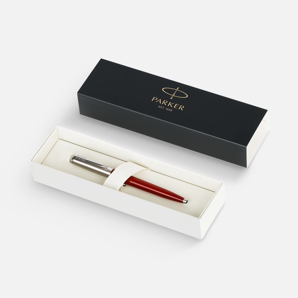 Ручка шариковая Parker Jotter Originals Red CT, красная / Миниатюра WWW (1000)