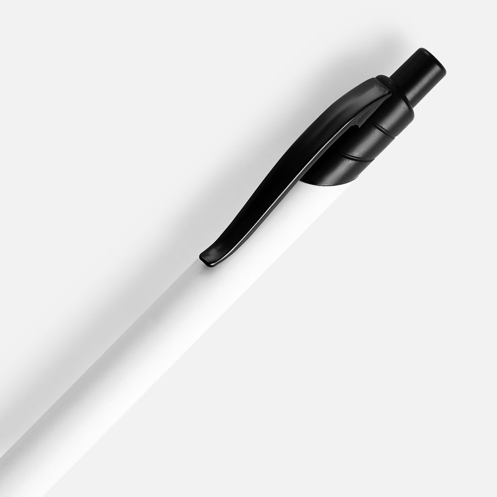 Ручка шариковая Undertone Black Soft Touch, белая / Миниатюра WWW (1000)