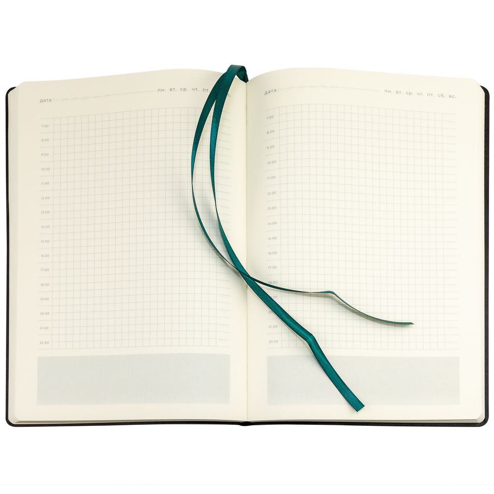 Ежедневник Lable Touch, недатированный, темно-зеленый / Миниатюра WWW (1000)