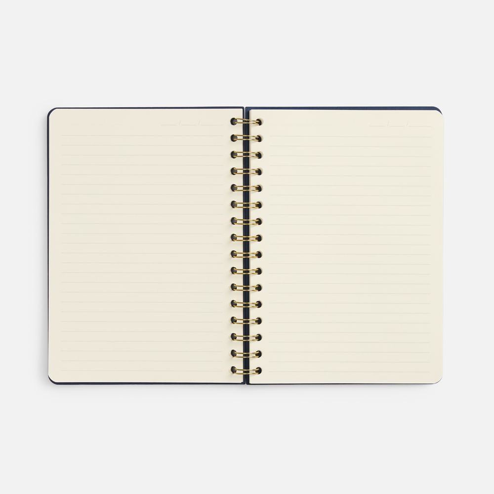 Ежедневник Spiral, недатированный, синий / Миниатюра WWW (1000)