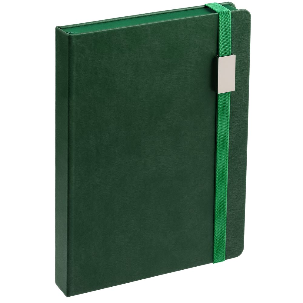 Ежедневник New Factor Metal, зеленый / Миниатюра WWW (1000)