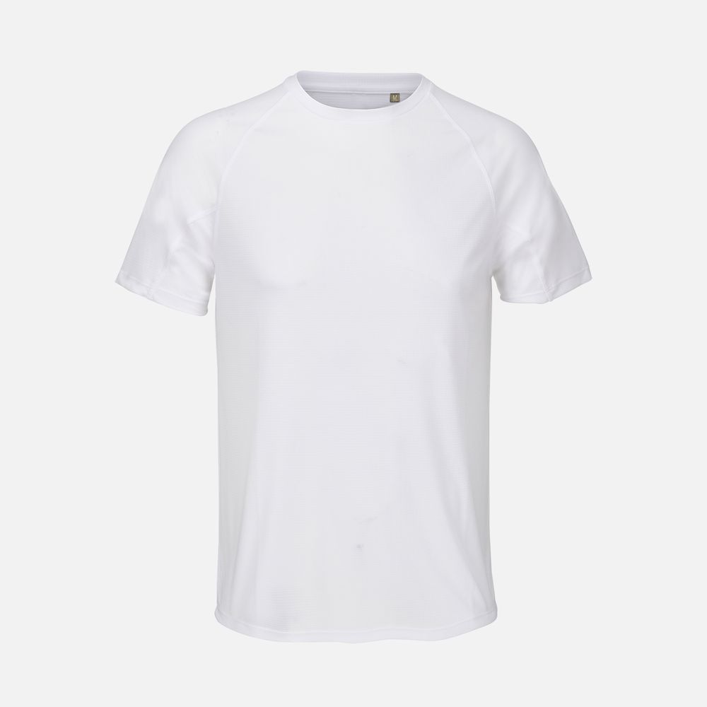 Футболка спортивная унисекс Vortex, белая / Миниатюра WWW (1000)