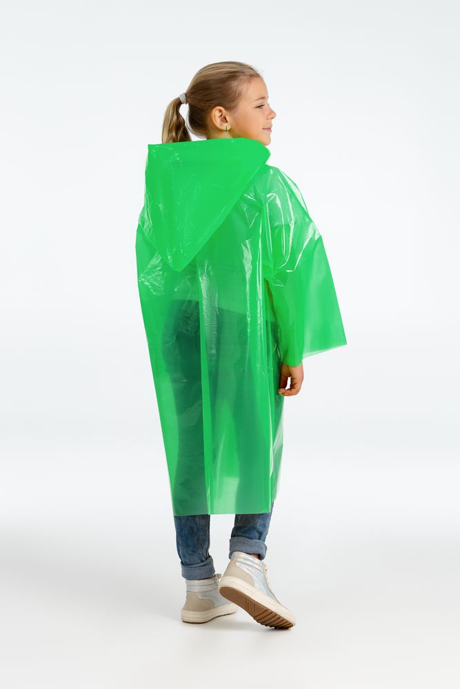 Дождевик-плащ детский BrightWay Kids, зеленый / Миниатюра WWW (1000)