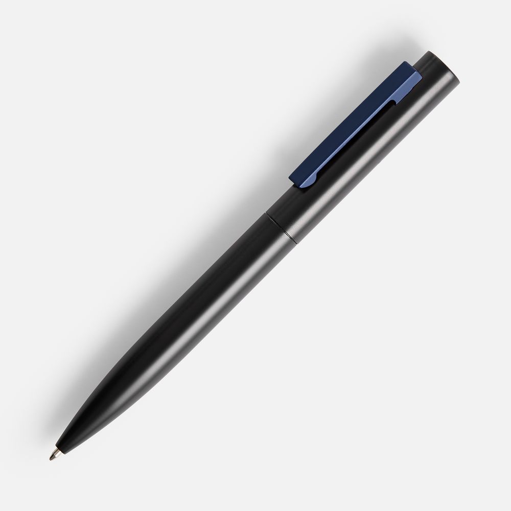 Ручка шариковая Inkolor, черная с темно-синим / Миниатюра WWW (1000)