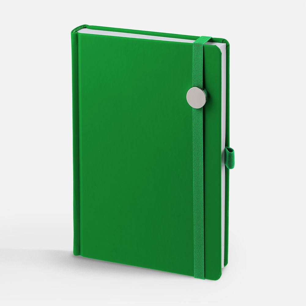 Ежедневник Favor Metal, недатированный, ярко-зеленый / Миниатюра WWW (1000)