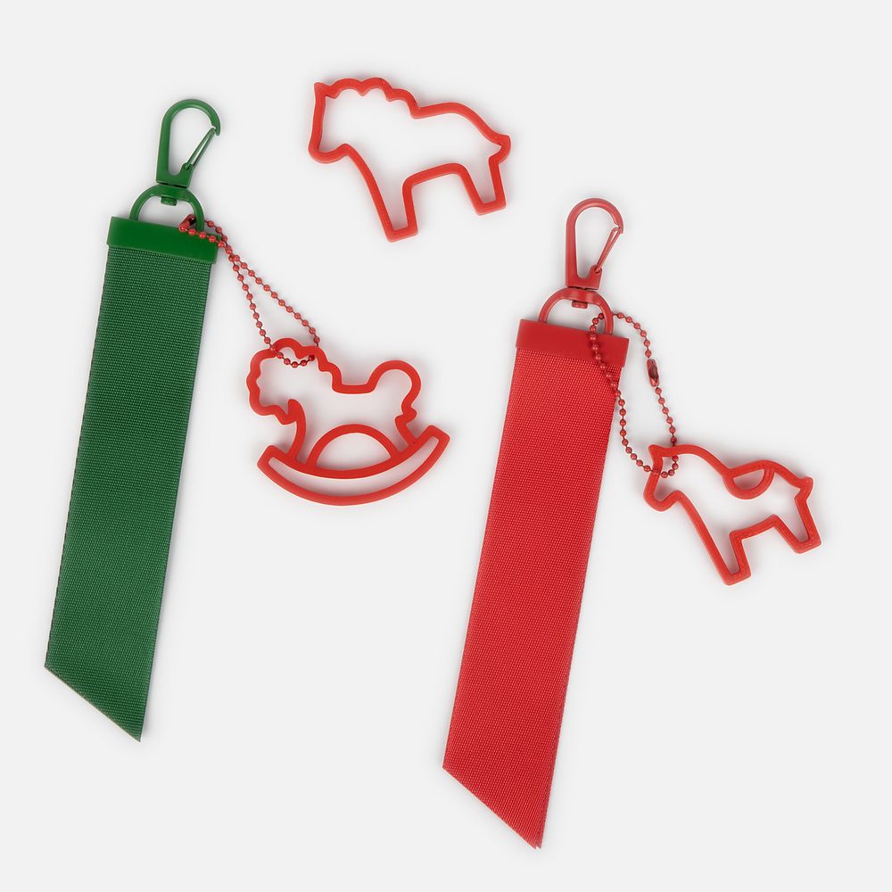 Цепочка для крепления Sharic, красная / Миниатюра WWW (1000)