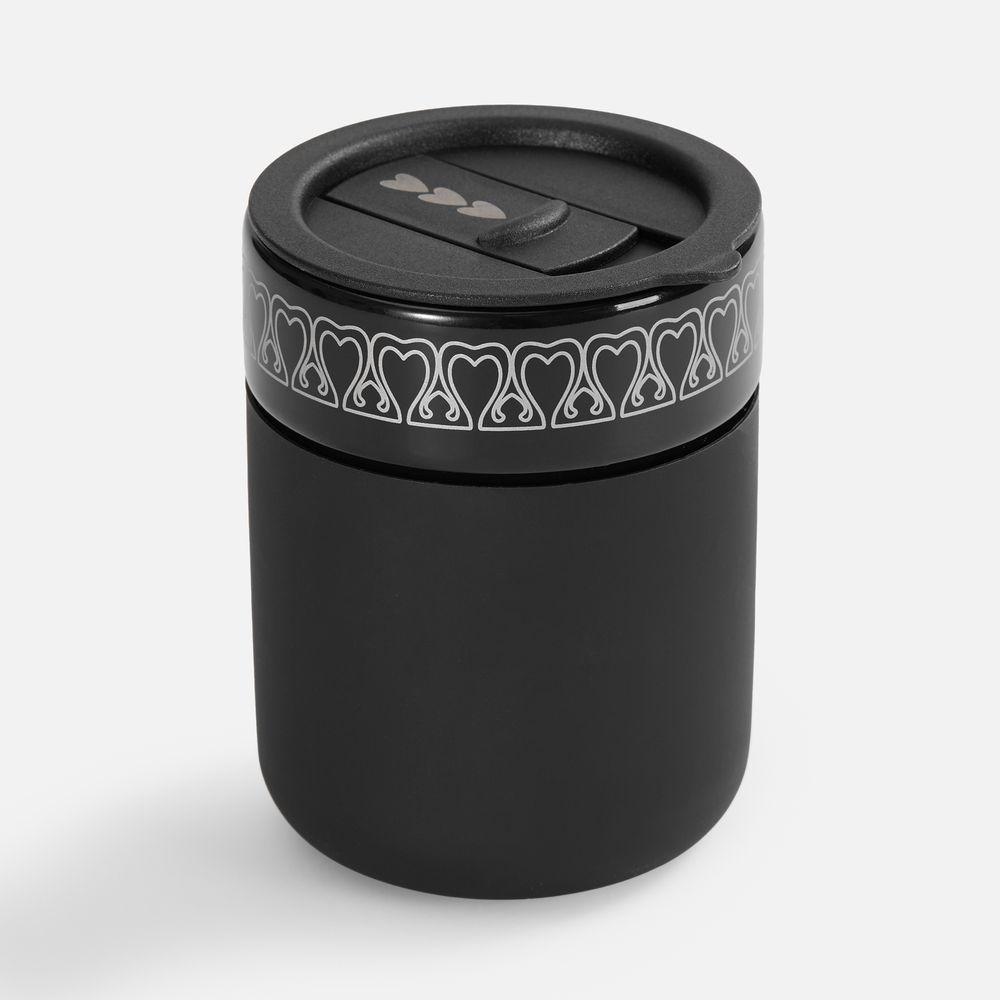 Кружка Nabo с силиконовым держателем, черная / Миниатюра нанесения (1000)