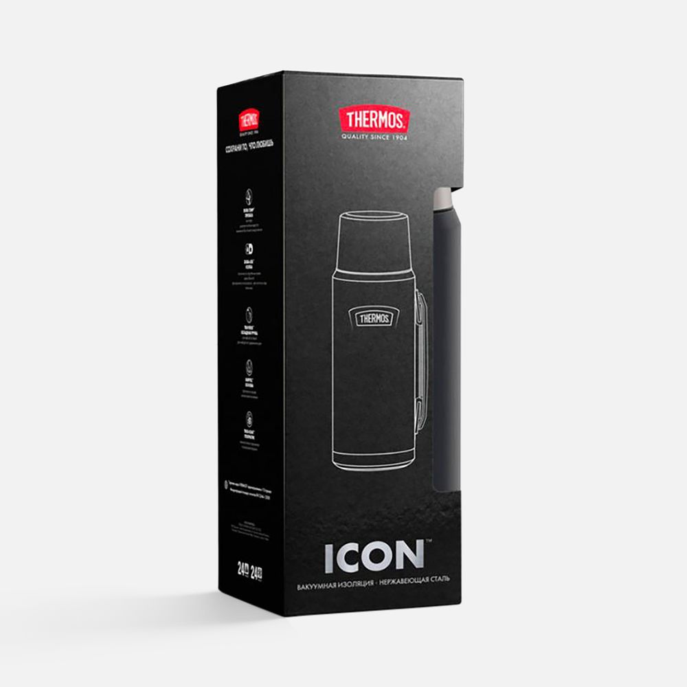Термос Icon 1200, черный / Миниатюра WWW (1000)
