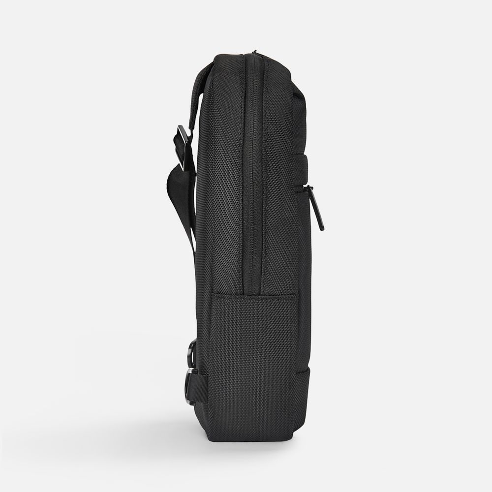 Рюкзак на одно плечо Discovery M, черный / Миниатюра WWW (1000)