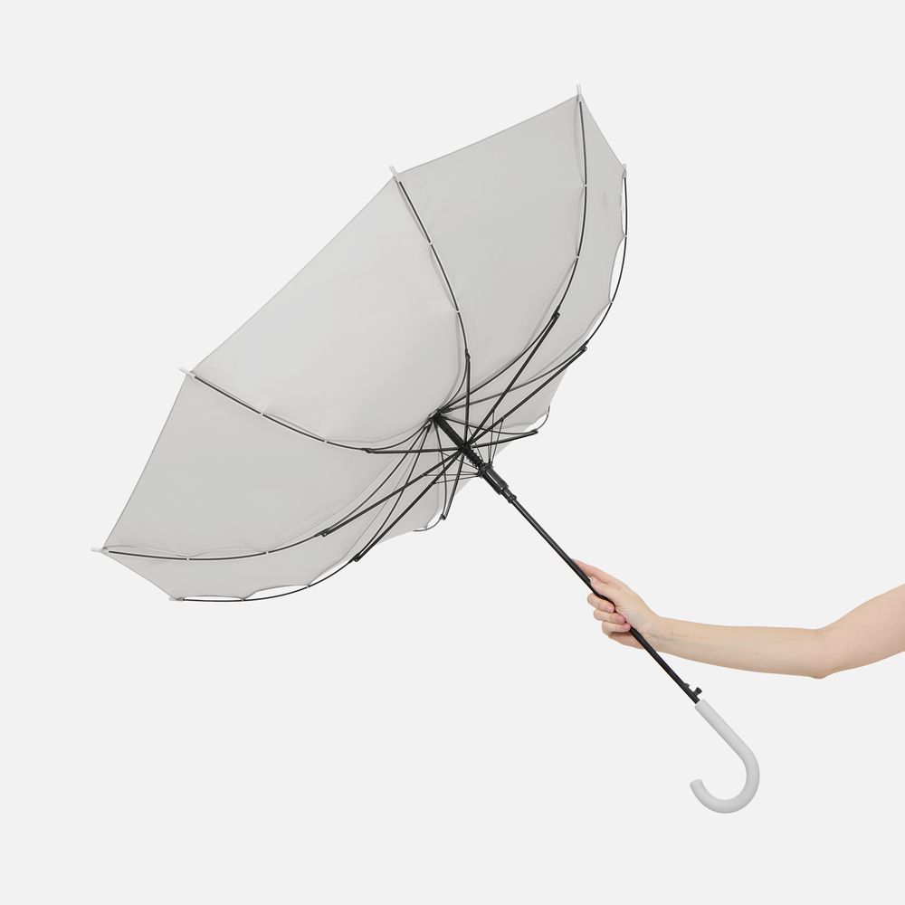 Зонт-трость Jolly Brolly, светло-серый / Миниатюра WWW (1000)
