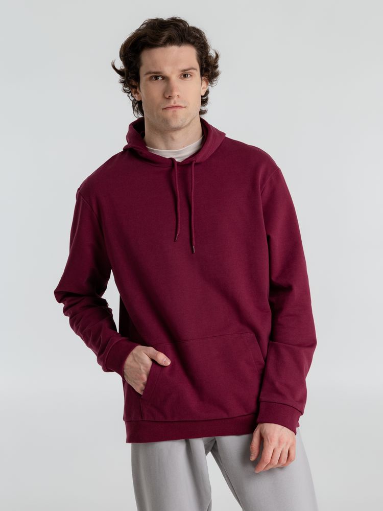 Толстовка с капюшоном унисекс Hoodie, бордовая / Миниатюра WWW (1000)