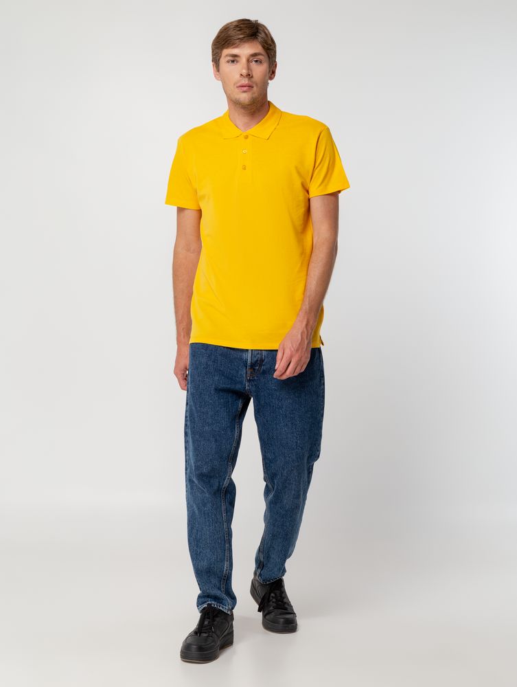 Рубашка поло мужская Summer 170, желтая / Миниатюра WWW (1000)