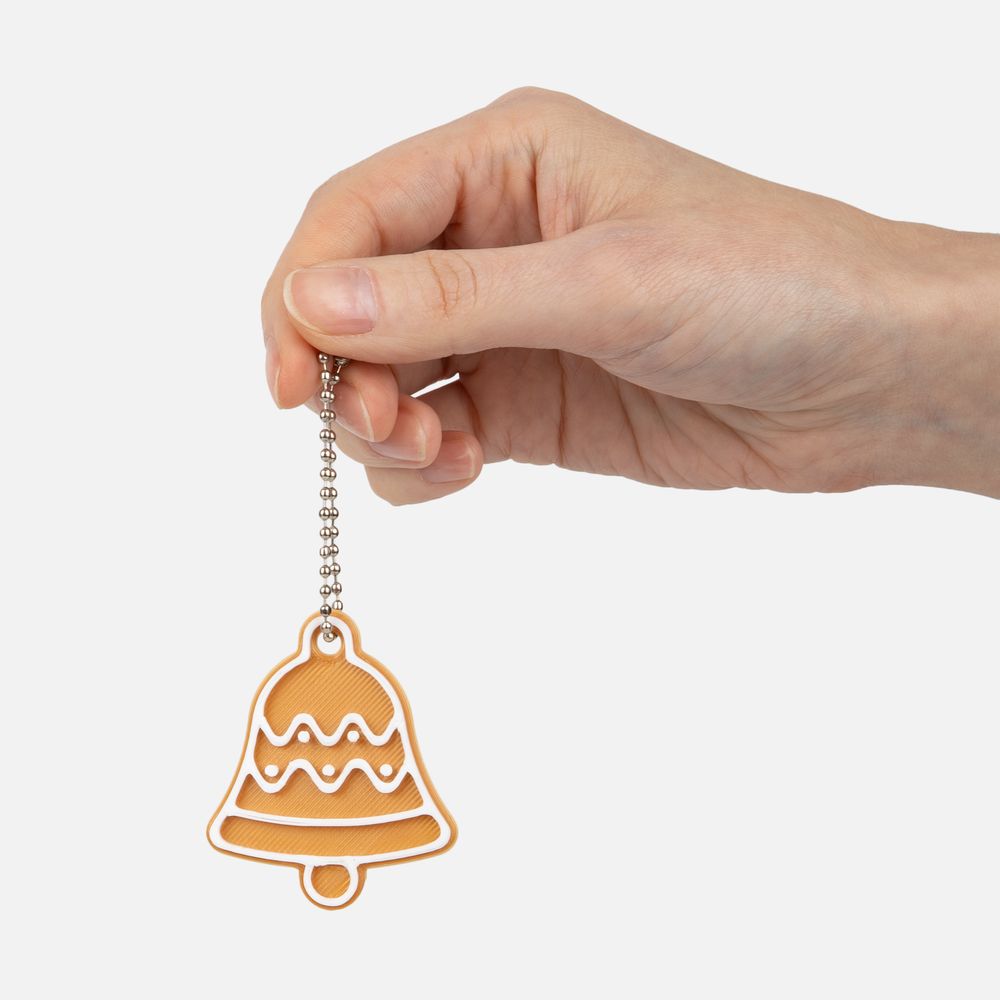 Мини-подвеска «Пряник», колокольчик / Миниатюра WWW (1000)