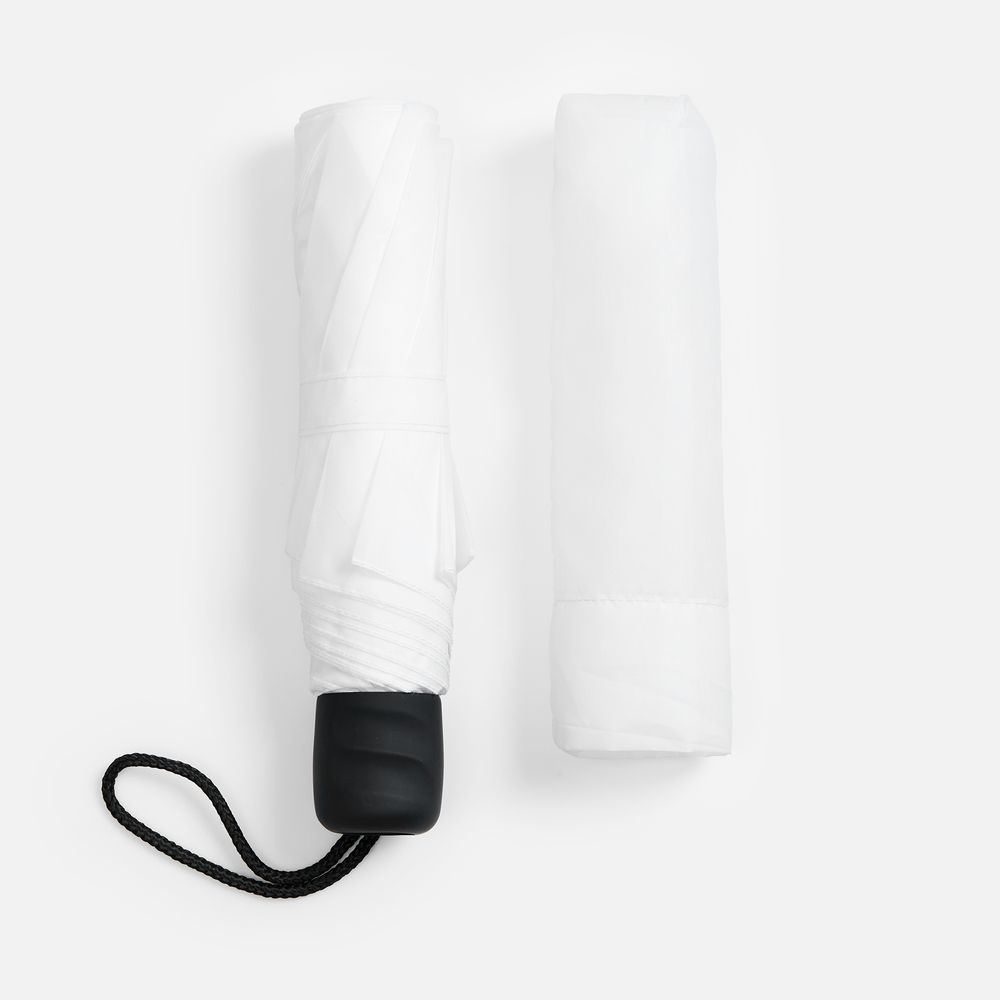 Зонт складной Basic, ver.2, белый / Миниатюра WWW (1000)