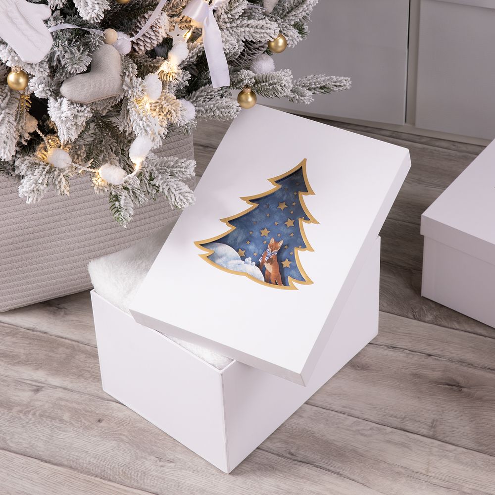 Коробка Christmas Tree, L / Миниатюра WWW (1000)