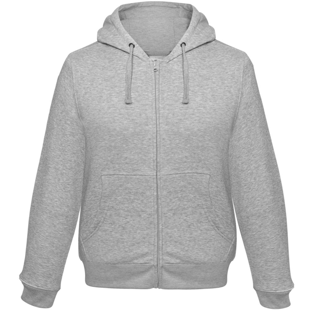 Толстовка мужская Hooded Full Zip серый меланж / Миниатюра WWW (1000)