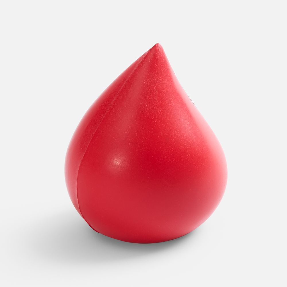 Антистресс «Капля», красный / Миниатюра WWW (1000)