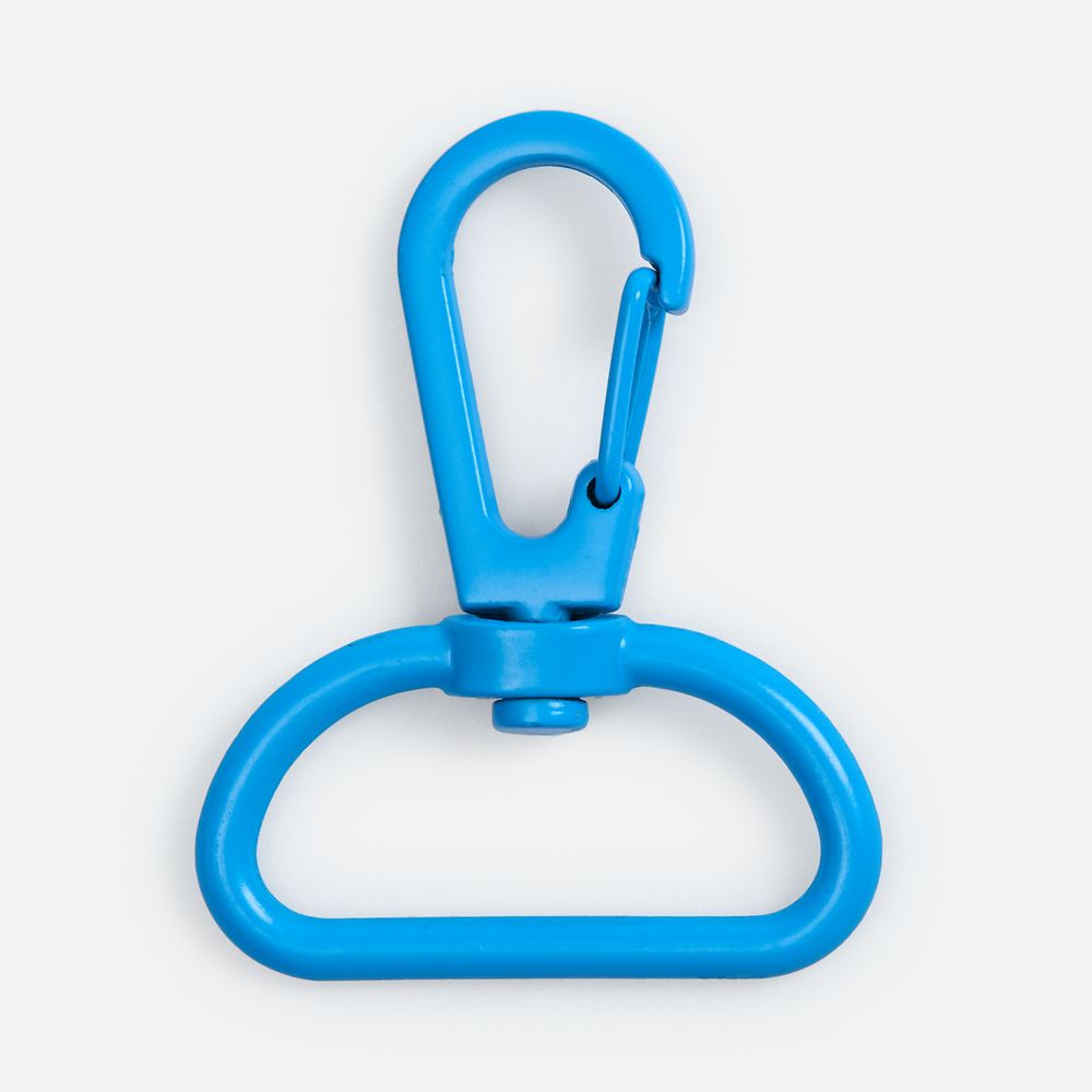Застежка-карабин Snap Hook, L, голубая / Миниатюра WWW (1000)