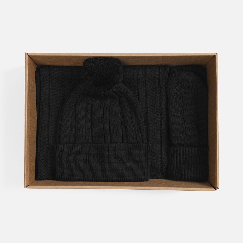 Набор Knit Beat, черный / Миниатюра WWW (1000)